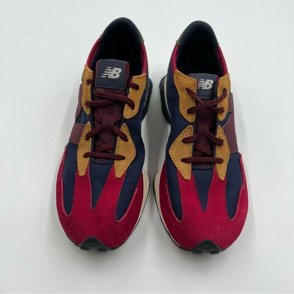 Men’s New Balance 327 Codura size 7 GS327FW1. Navy burgundy wheat and green. - Picture 3 of 11